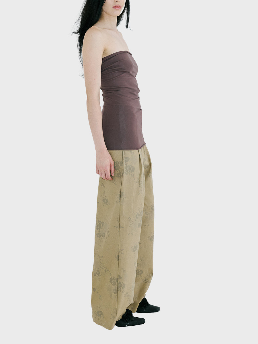 Pantalón Gabardina Flores