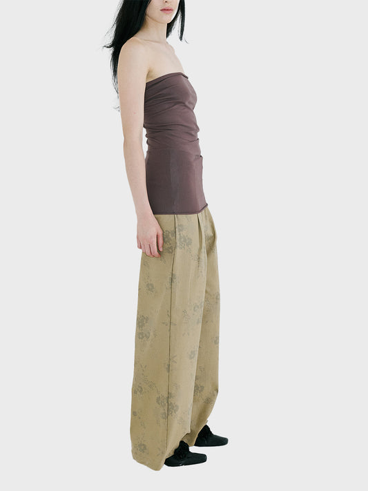 Pantalón Gabardina Flores