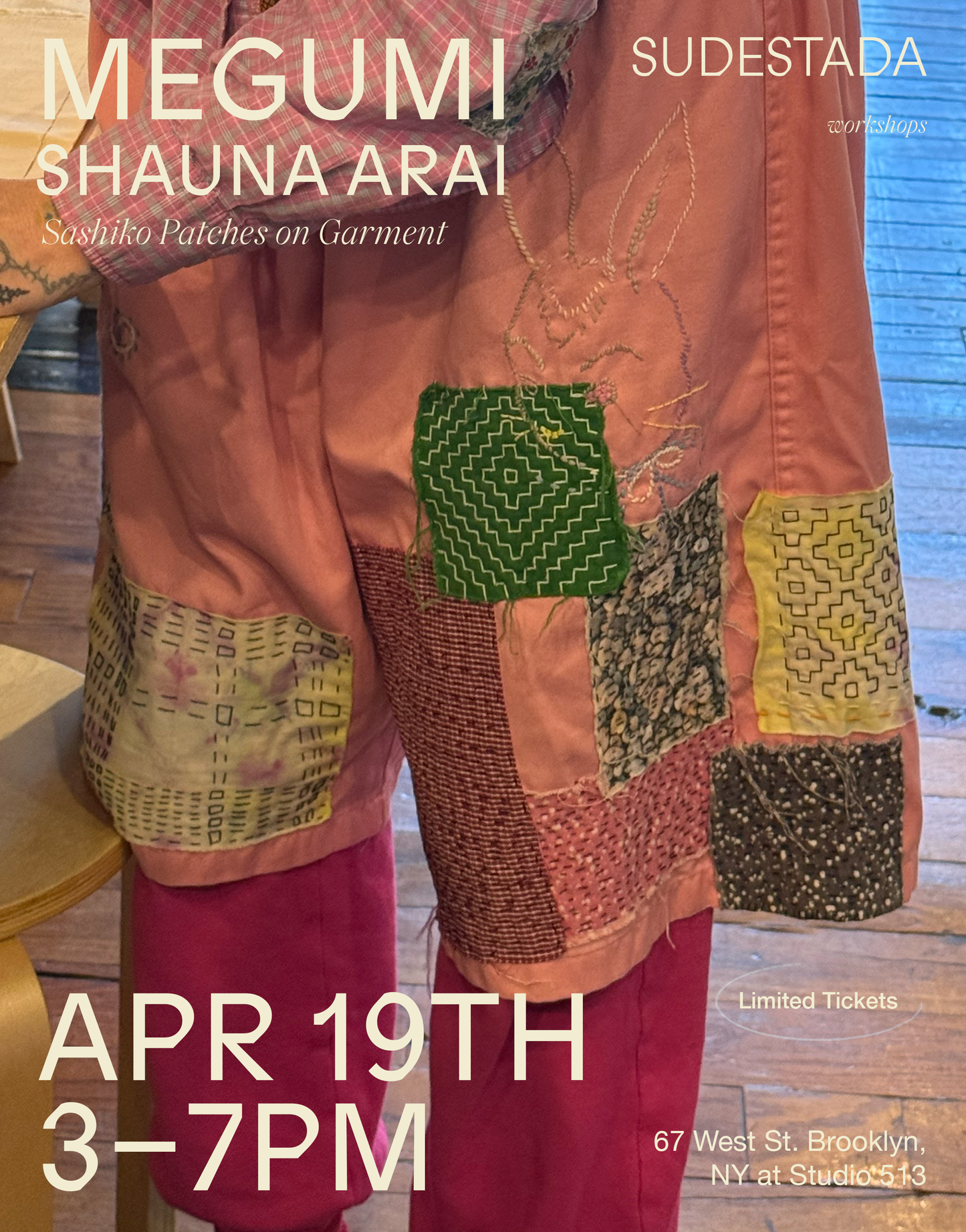 4.19 - MEGUMI SHAUNA ARAI | Sashiko Patches on Garment