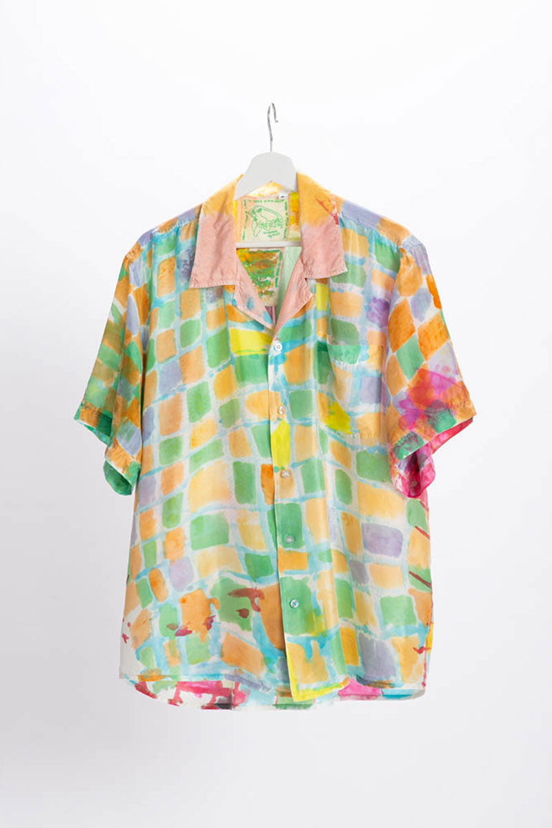 Checker Game Silk Island Shirt