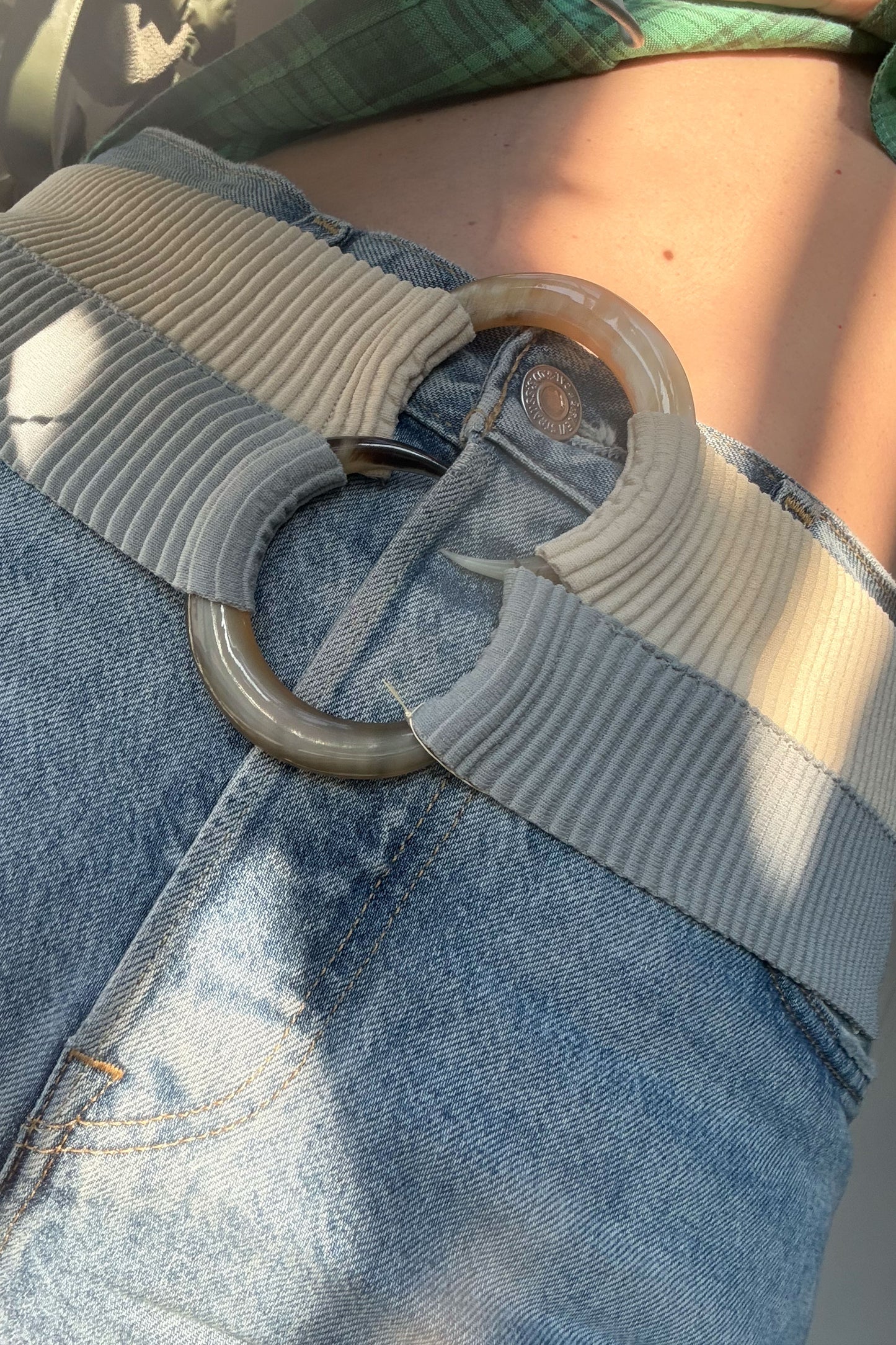 Eclipse double ring belt