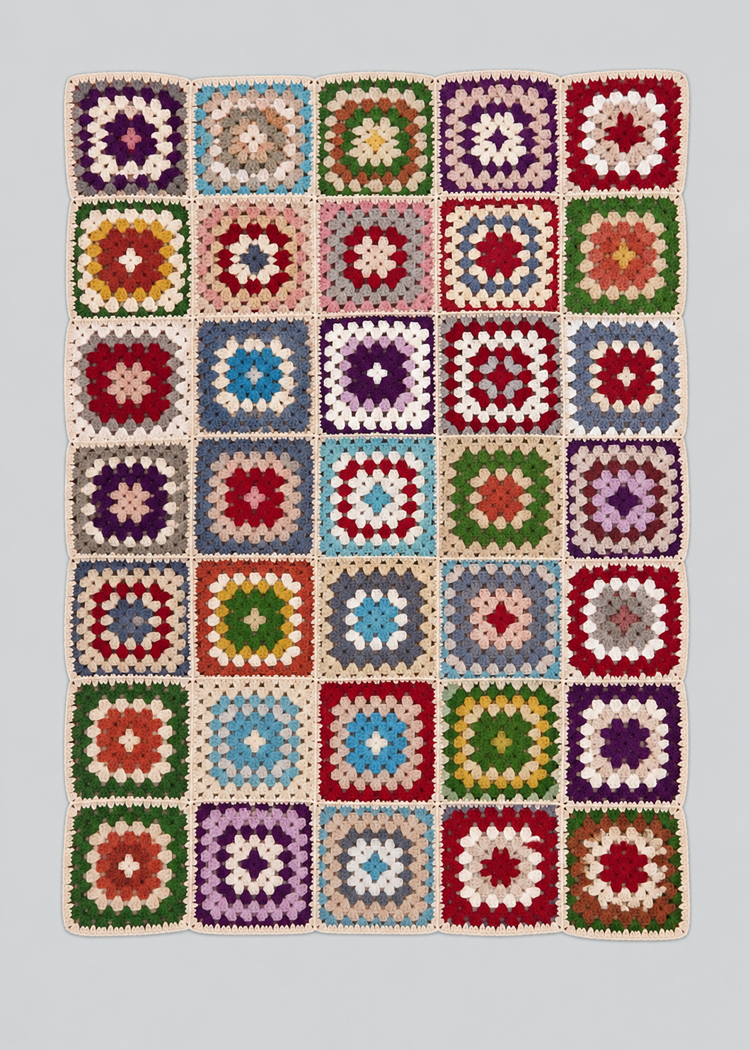 Crochet Patchwork Blanket