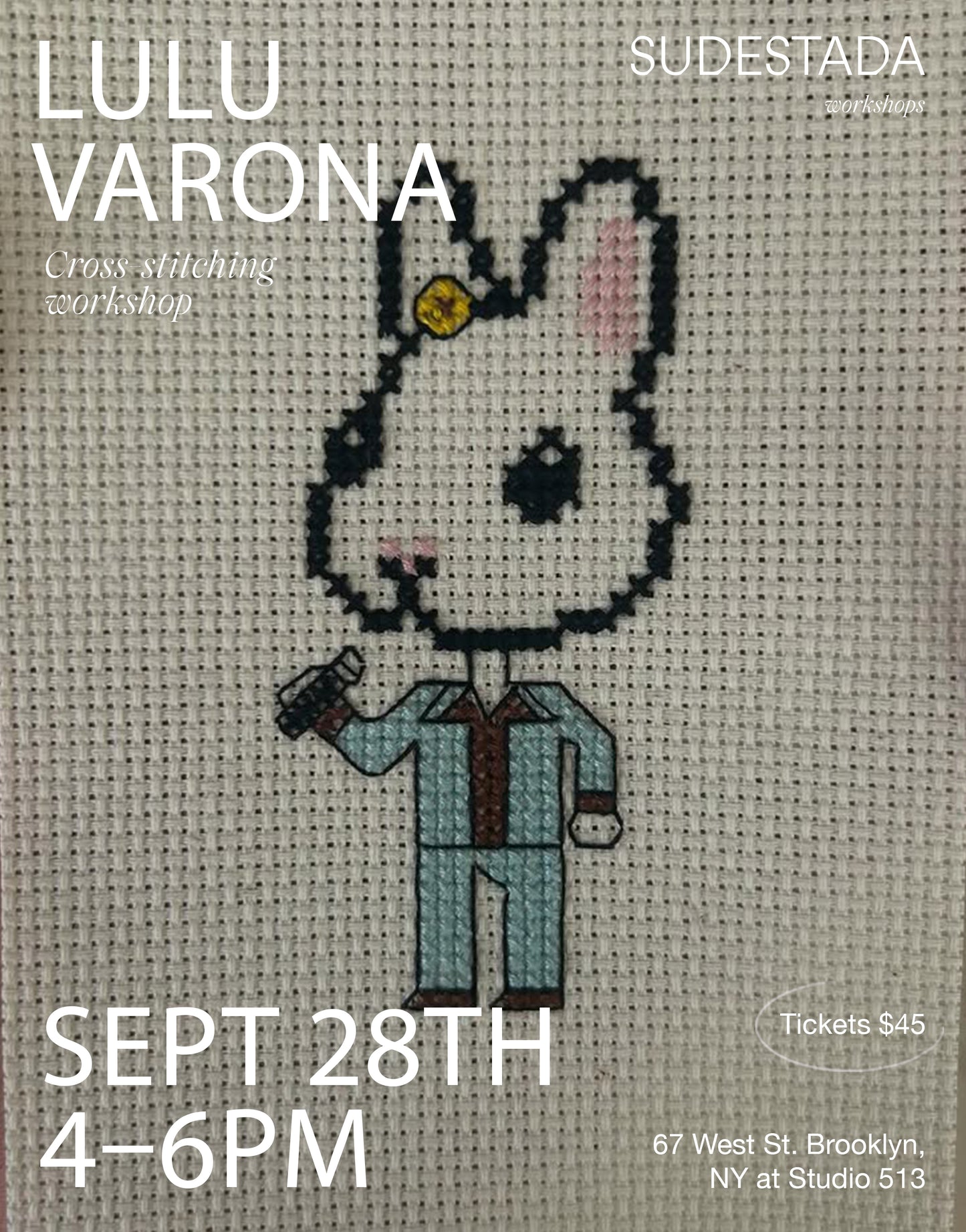 LULU VARONA | Cross-stitching workshop