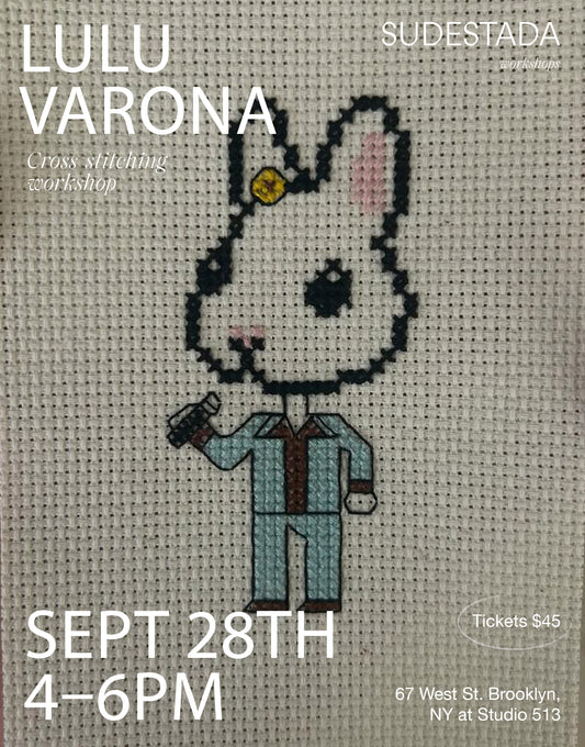 LULU VARONA | Cross-stitching workshop