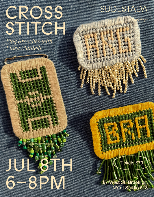 7.8 - LUISA MANTELLI | Cross Stitch Brooches
