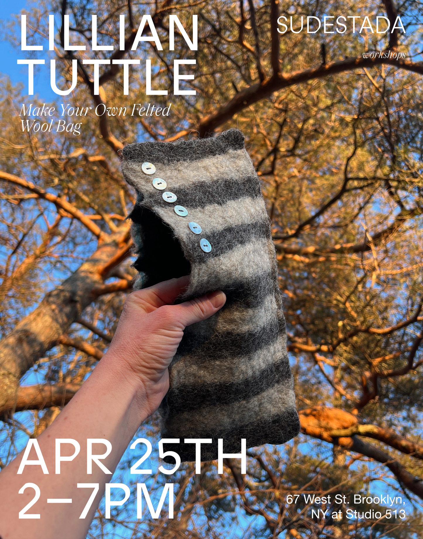 4.25 LILLIAN TUTTLE | Make Your Own Felted Wool Bag