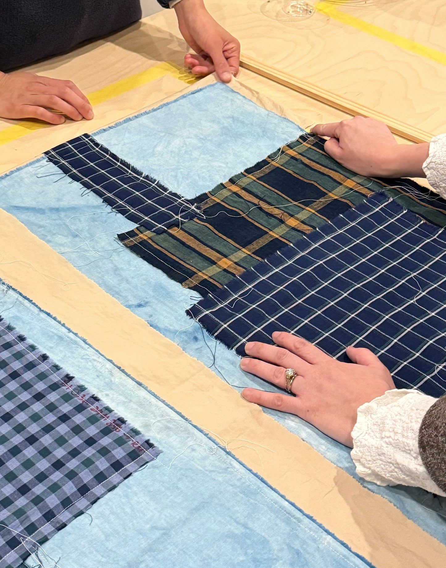 MEGUMI SHAUNA ARAI | Patchwork Noren Making