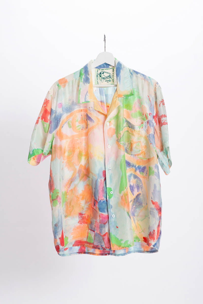 Strength in the Bend Silk Island Shirt